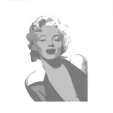 Three layer Marilyn Airbrush art stencil set Mylar ships worldwide.