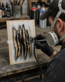 Claw marks Airbrush art stencil available in 7 sizes Mylar ships worldwide.