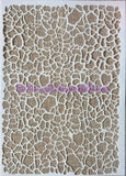 Paving Airbrush art stencil Mylar ships worldwide.