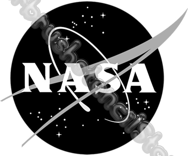 NASA Airbrush art stencil available in 2 sizes Mylar ships worldwide.