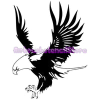 Eagle single layer stencil Airbrush art stencil available in 2 sizes Mylar ships worldwide.