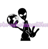 Alien stencil template