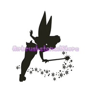 Fairy Magic Airbrush art stencil available in 2 sizes Mylar ships worldwide.